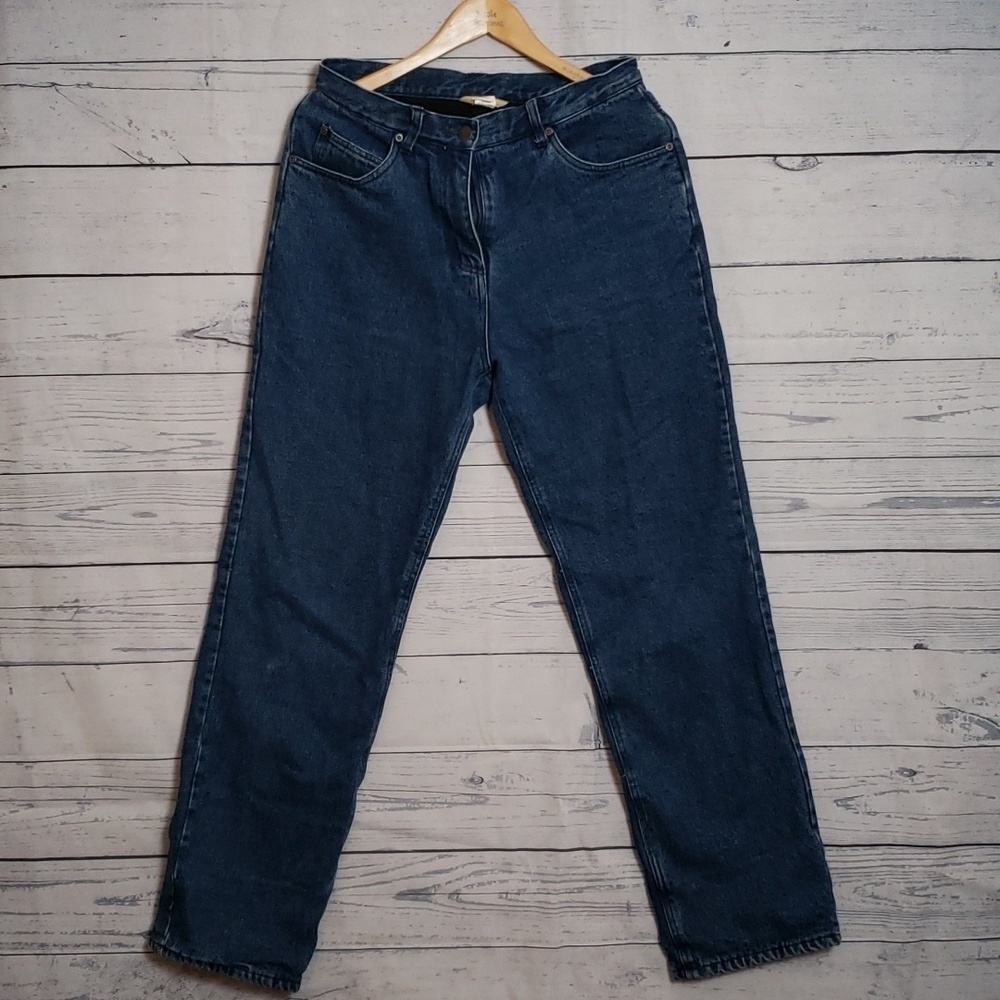 Woolrich fleece lined straight jeans